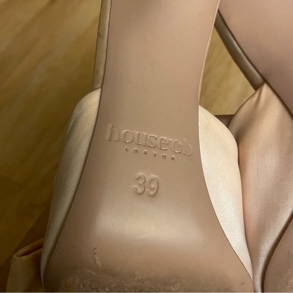 House of CB Beaubelle Blush Oversized Bow Mules - Picture 15 of 16